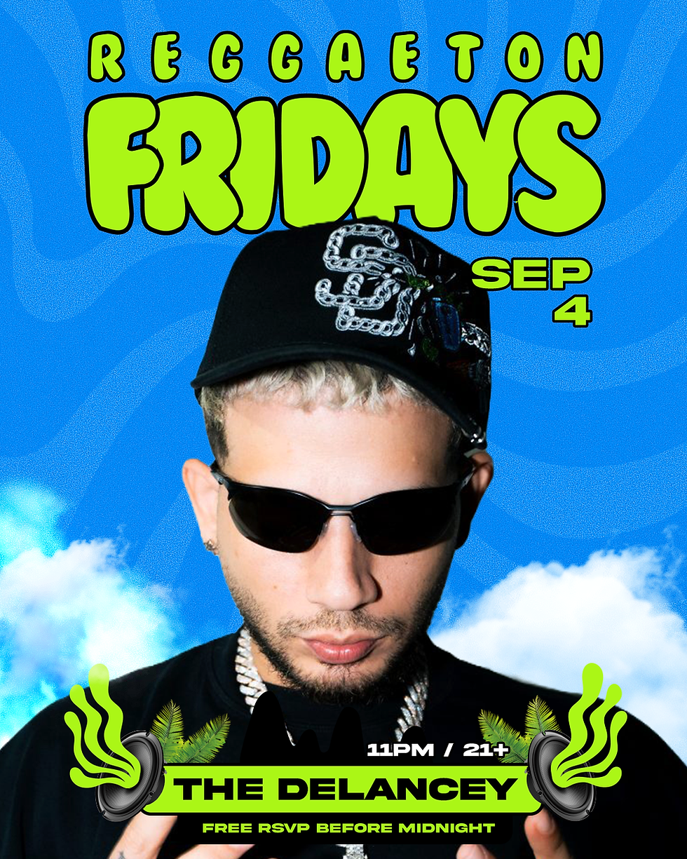 Reggaeton Fridays @ The Delancey's Lower Level