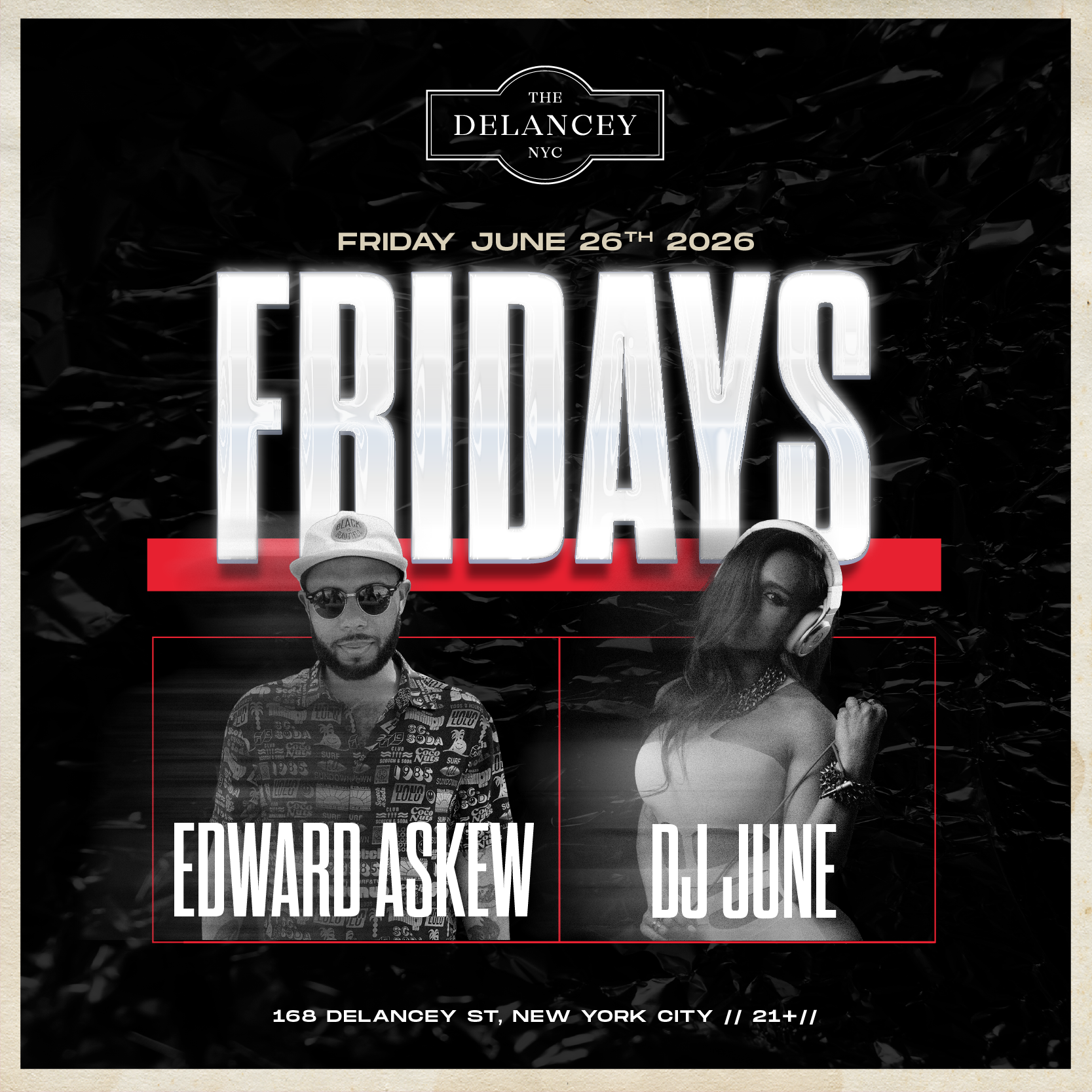 Friday Nights @ The Delancey Nightclub