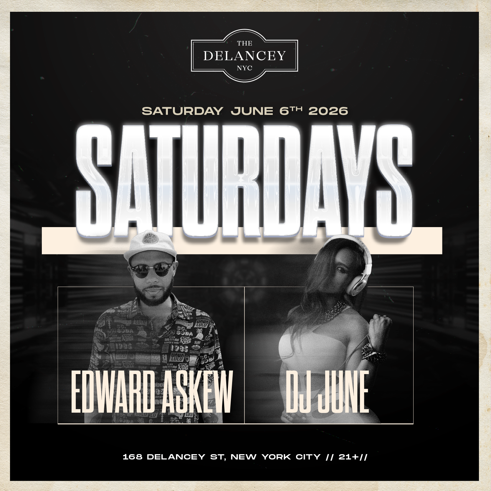 Saturday Nights @ The Delancey Nightclub