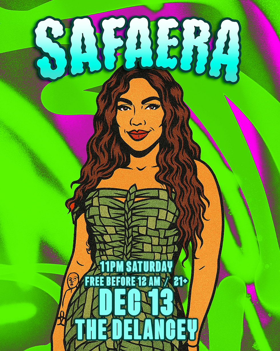 Safaera Saturdays @ The Delancey's Lower Level