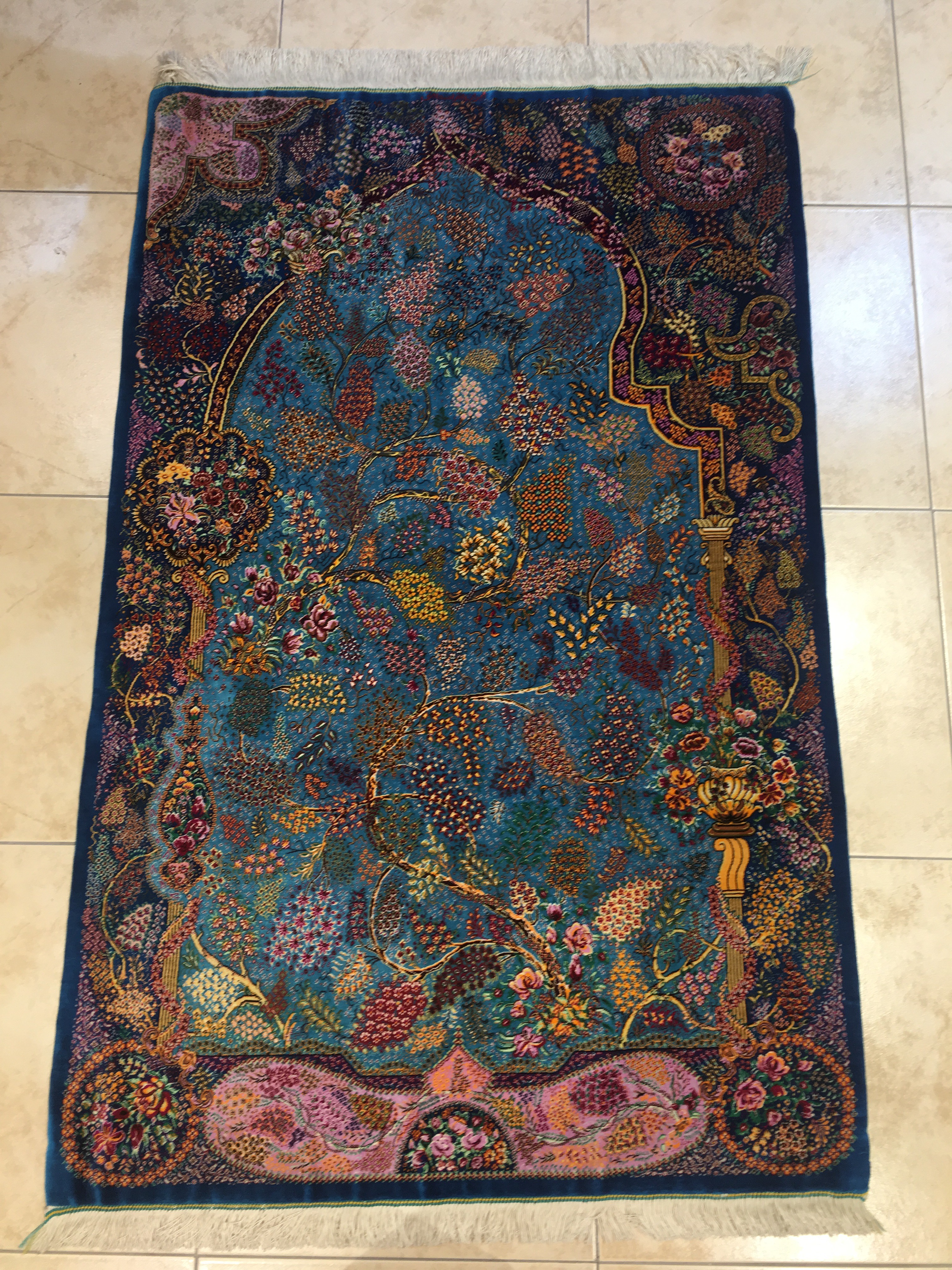 Silk Persian Carpet