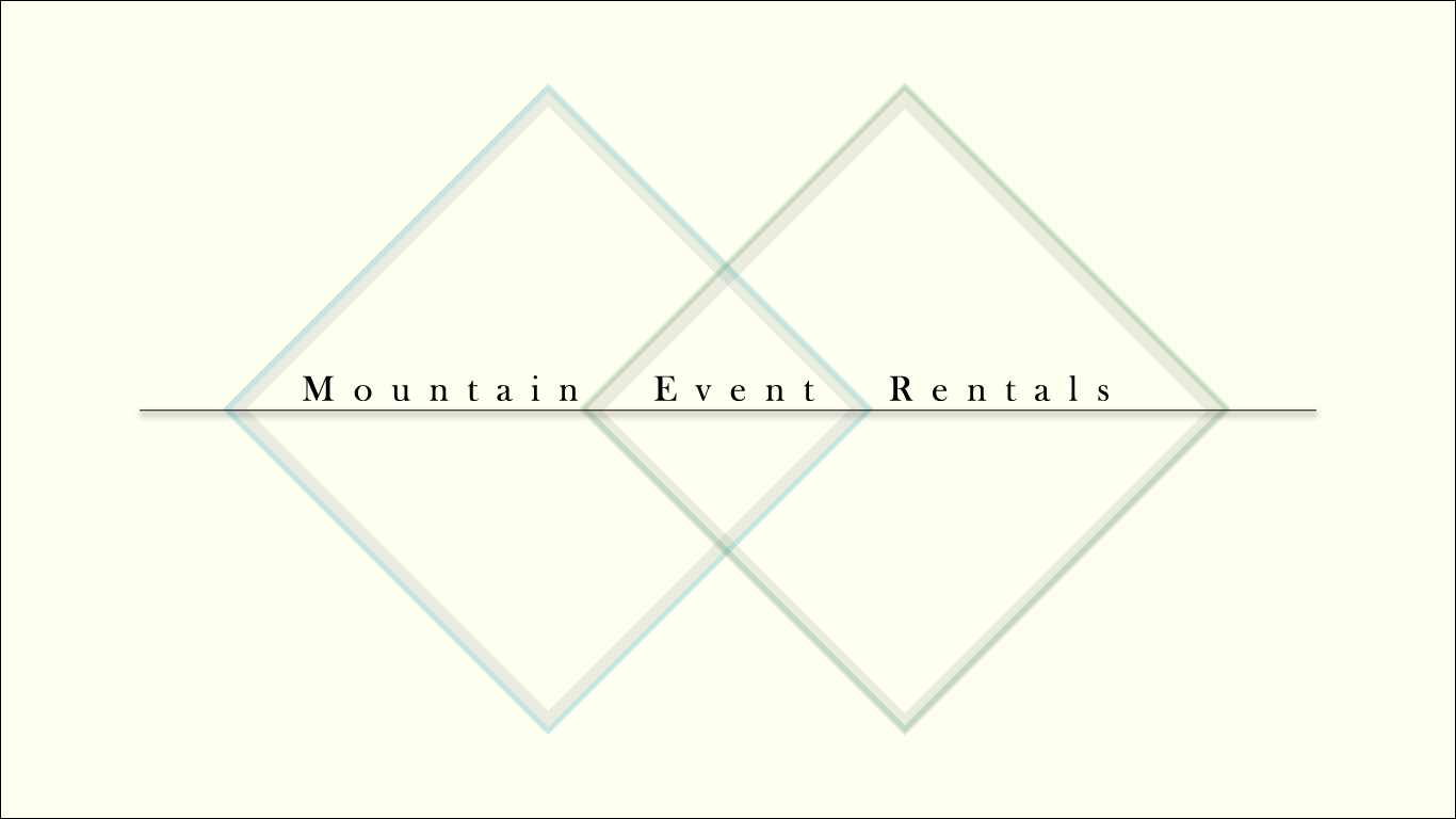 Mountain Event Rentals Utah's Event Rental Site!