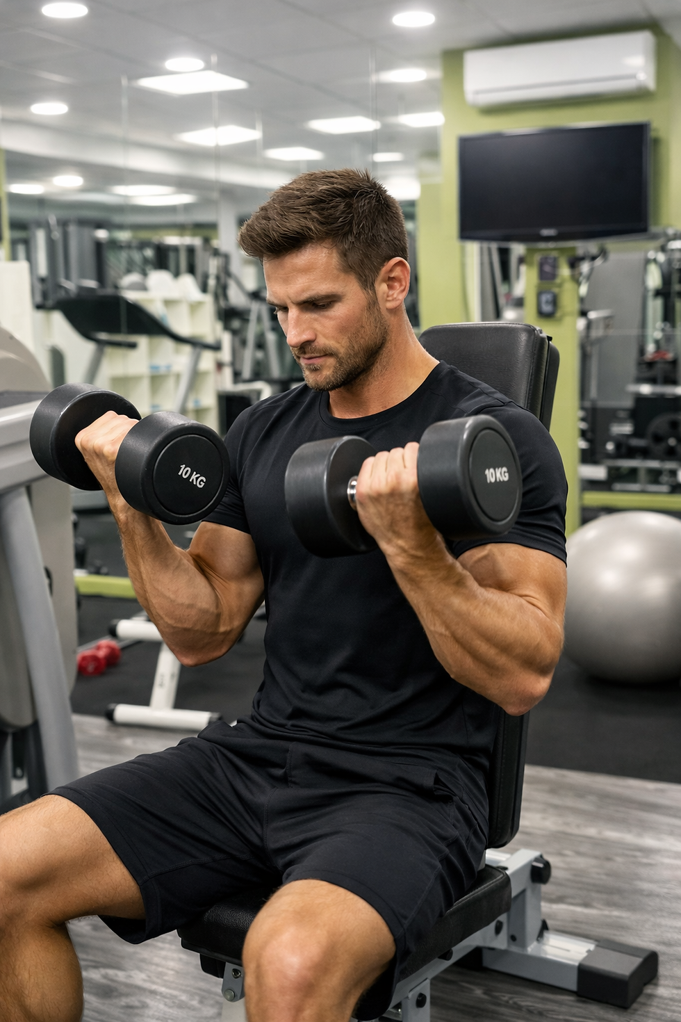 Allenamento intensivo in palestra
