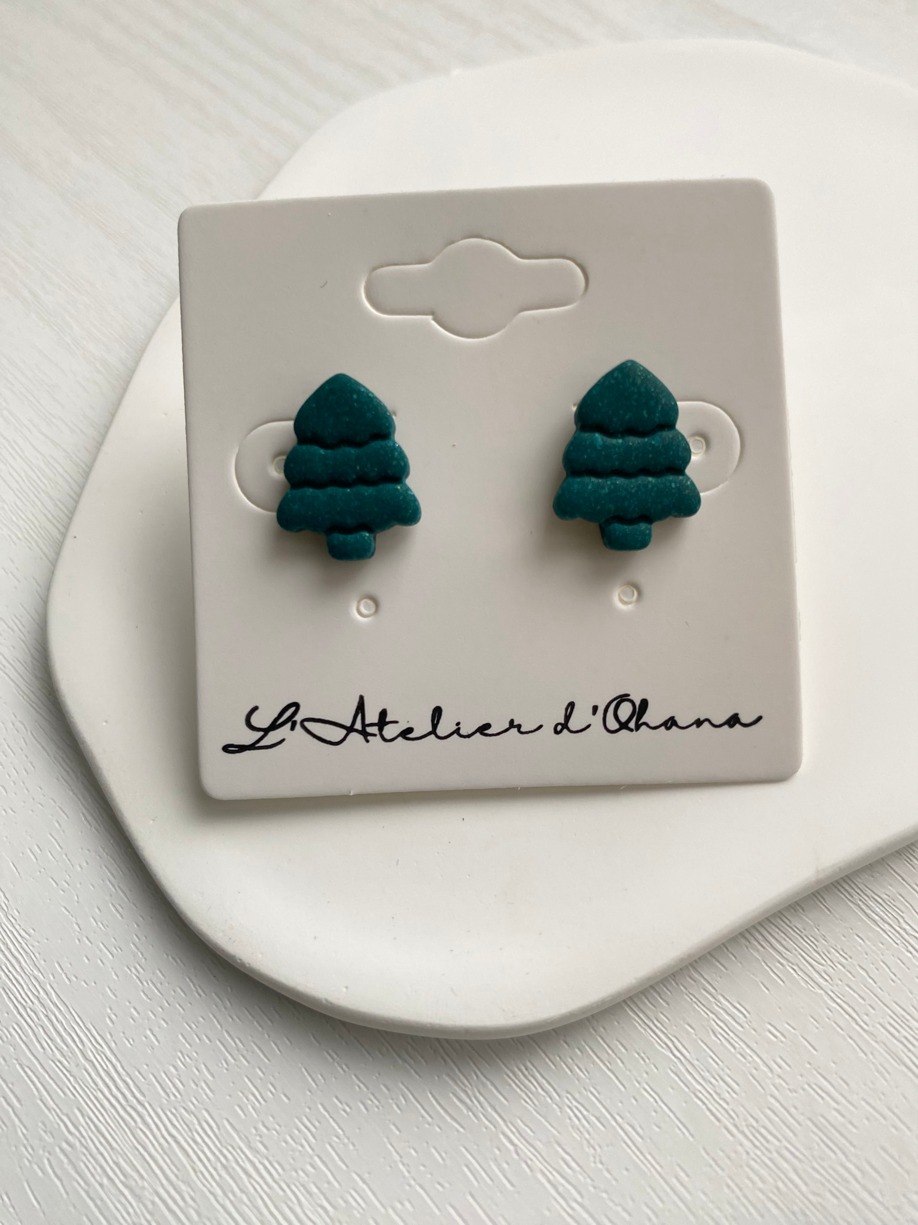 Clous d'oreilles Noël