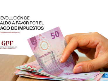 Devolución de saldo a favor por el pago de impuestos