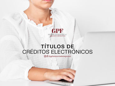Títulos de Créditos electrónicos