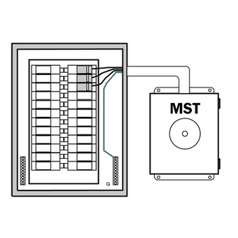 MST Series installed at the Breaker panel