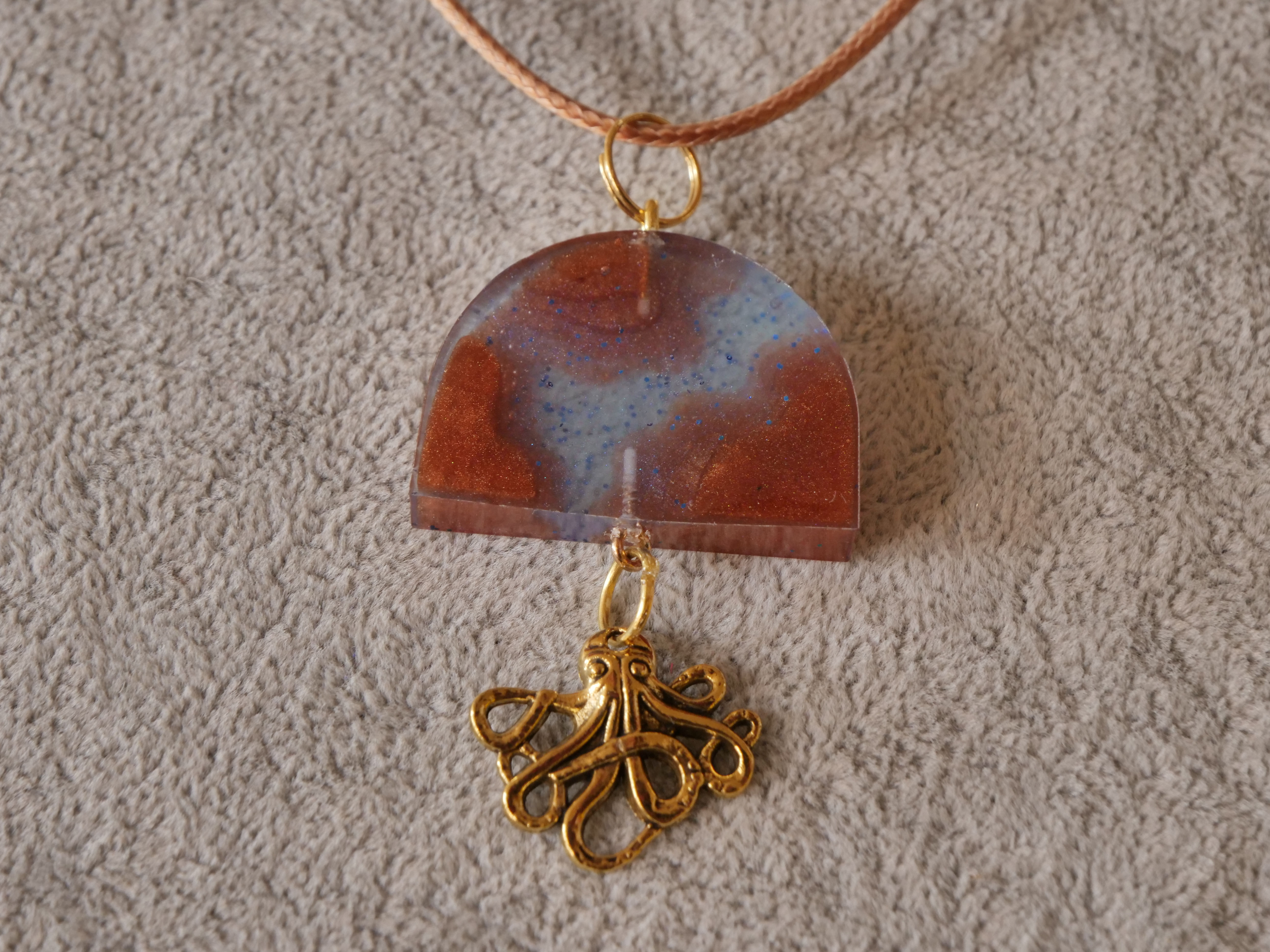 Necklace sea abyss with octopus