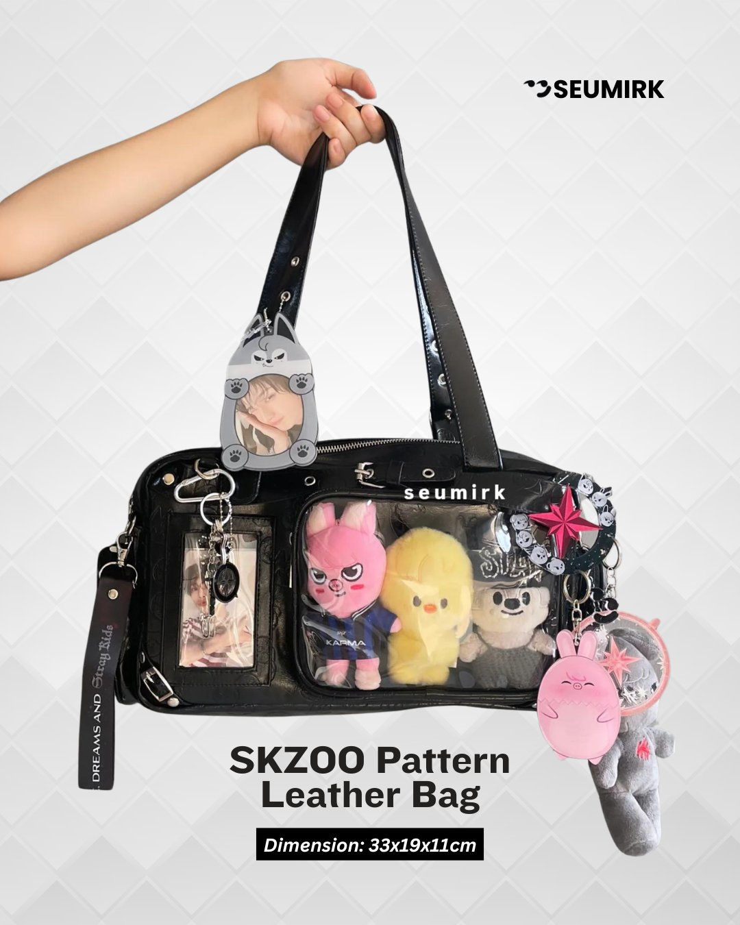 SKZOO Leather Bag by seumirk