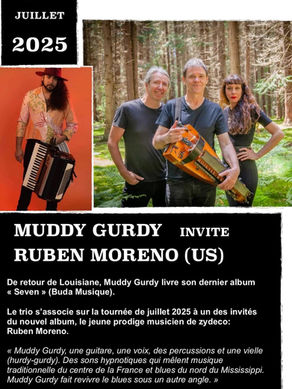 23/07 Muddy Gurdy & Ruben Moreno @ Guéry (63), Grange/Buron du Guéry