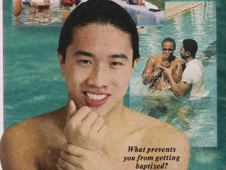 # 41 Baptism, Dedication and You! Mt 28:19.