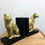 Thumbnail: Gold Resin Tiger Bookends
