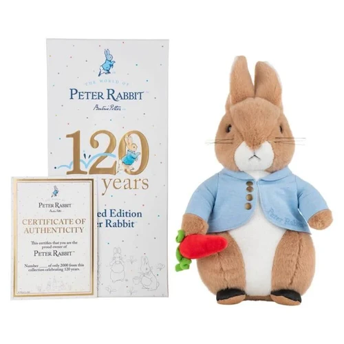 Peter Rabbit Plush - 120th Anniversary Limited Edition Collectable