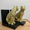 Thumbnail: Gold Resin Tiger Bookends