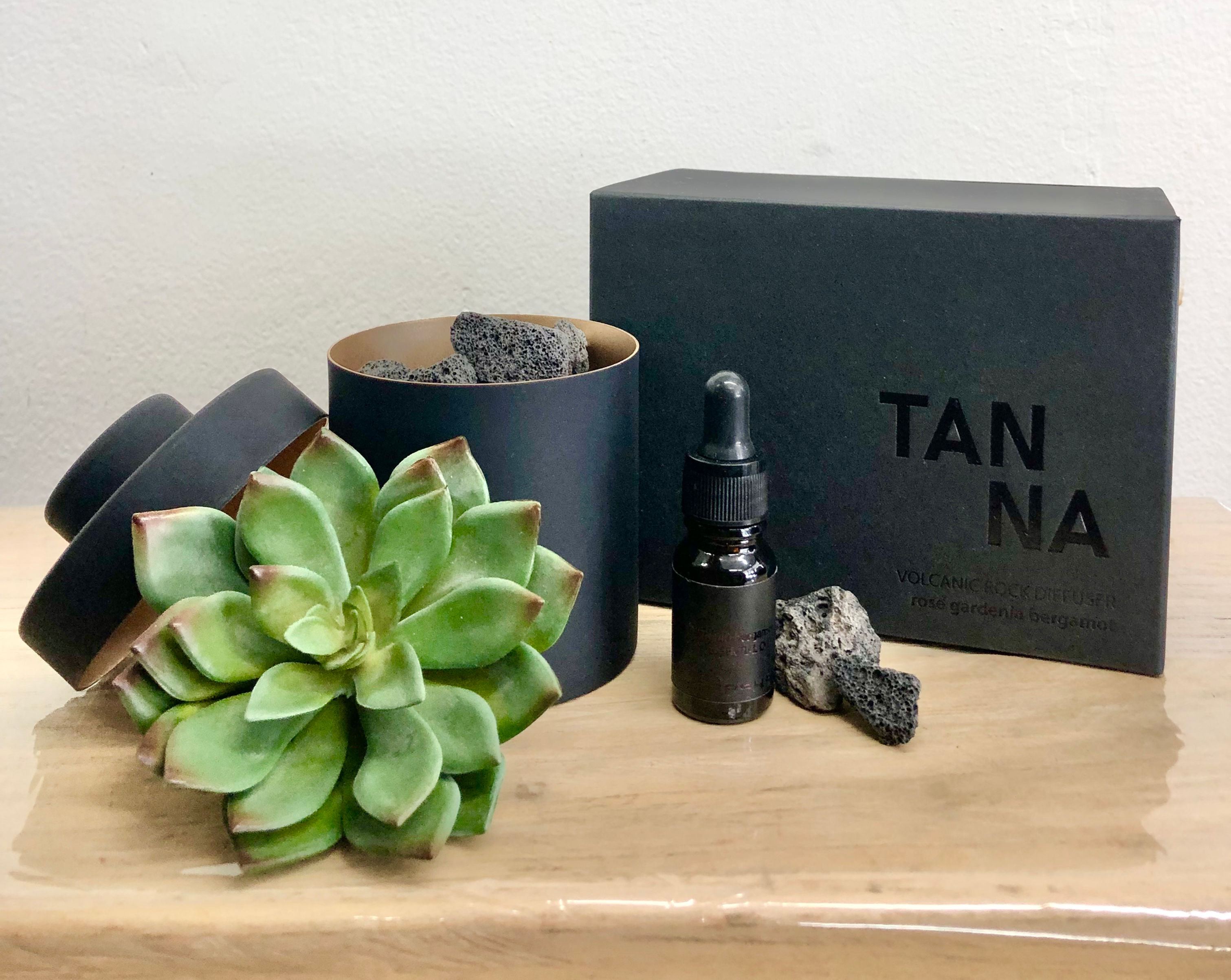 Tanna Volcanic Stone Diffuser - Rose Gardenia & Bergamont