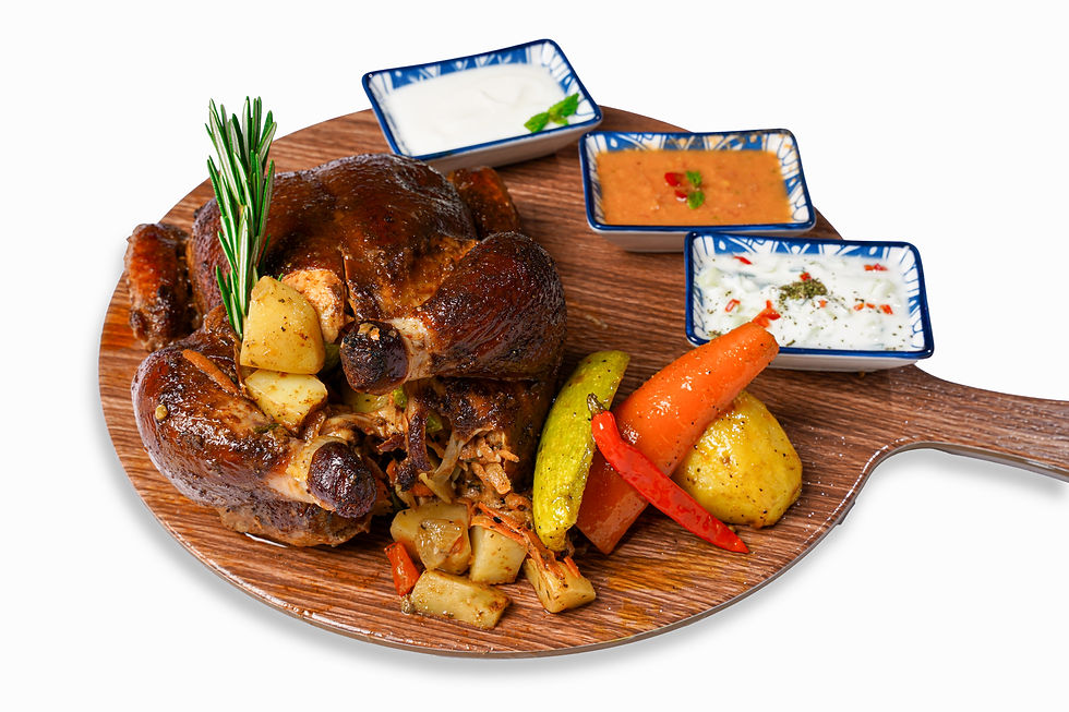 Stuffed Chicken with Vegetable - دجاج محشي بالخضار image