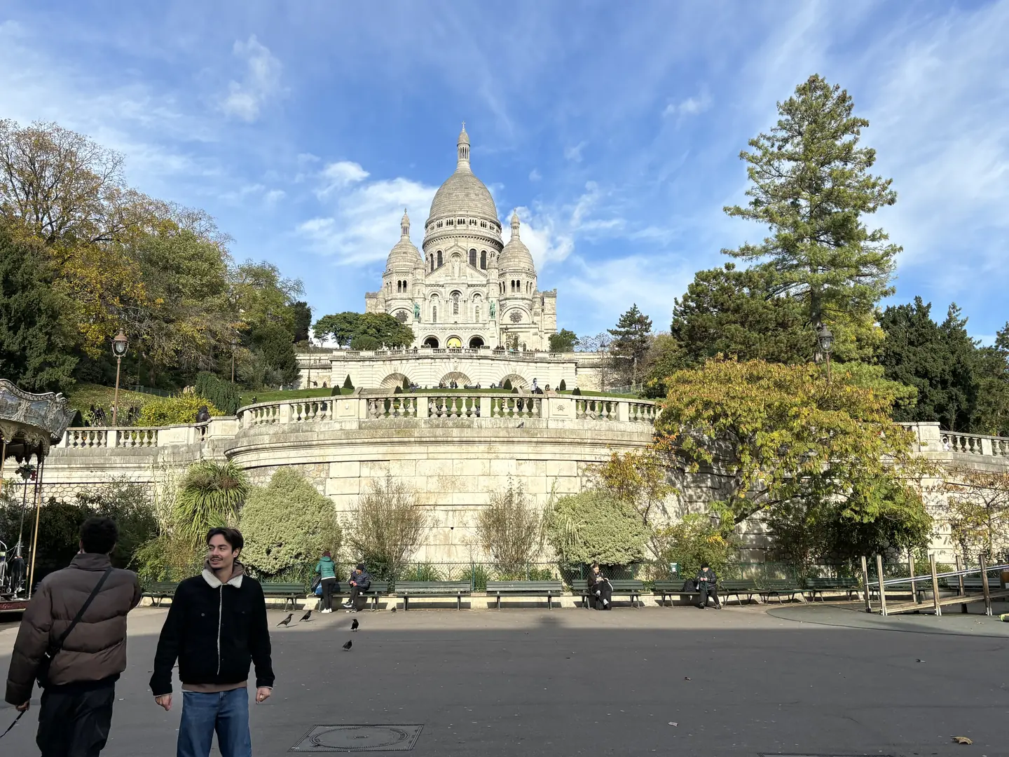 Sacré-Cœur Basilica in Montmartre seen during Paris pastry walking tour