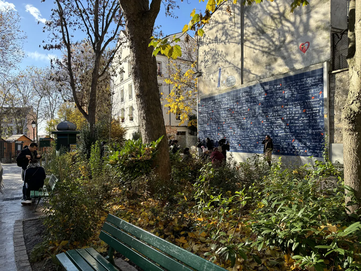 The "I Love You" Wall in Montmartre, Paris (Le Mur des Je t'aime)
