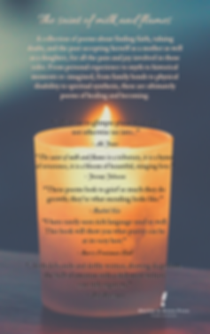 The saint of milk and flames back cover