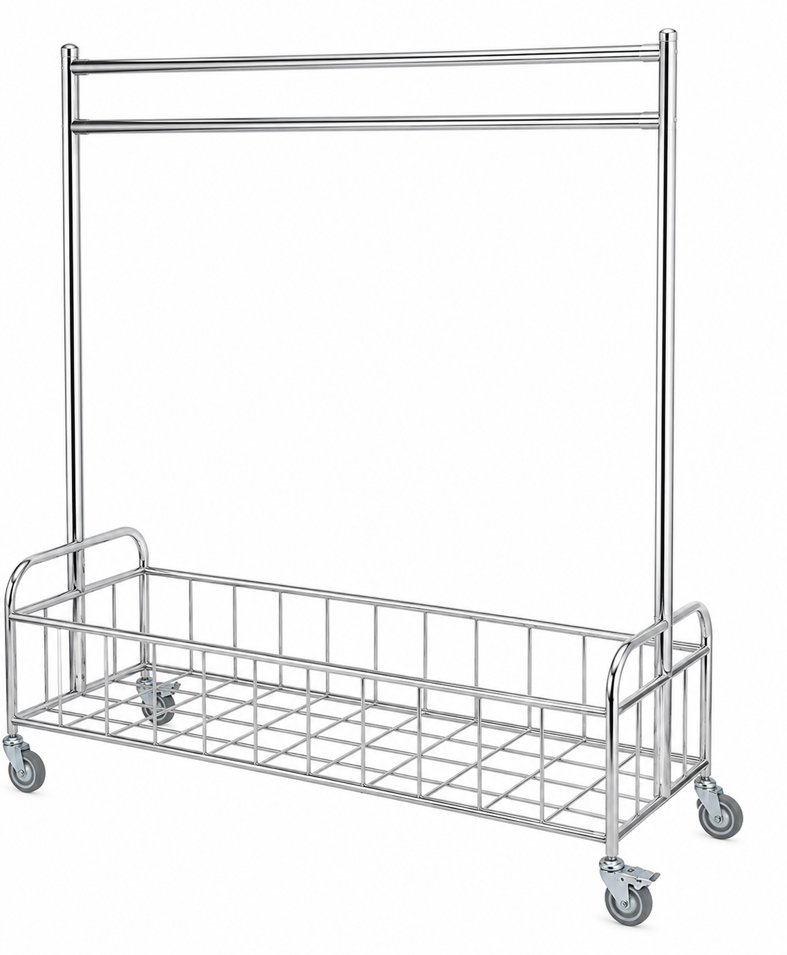 LINEN HANGER TROLLEY WITH BUCKET
