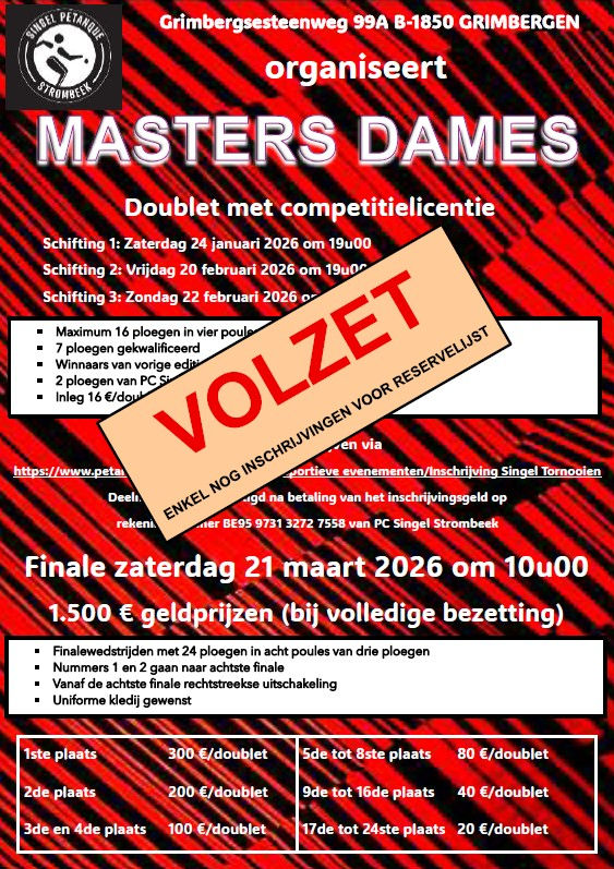 24/24 MASTERS DAMES VOLZET