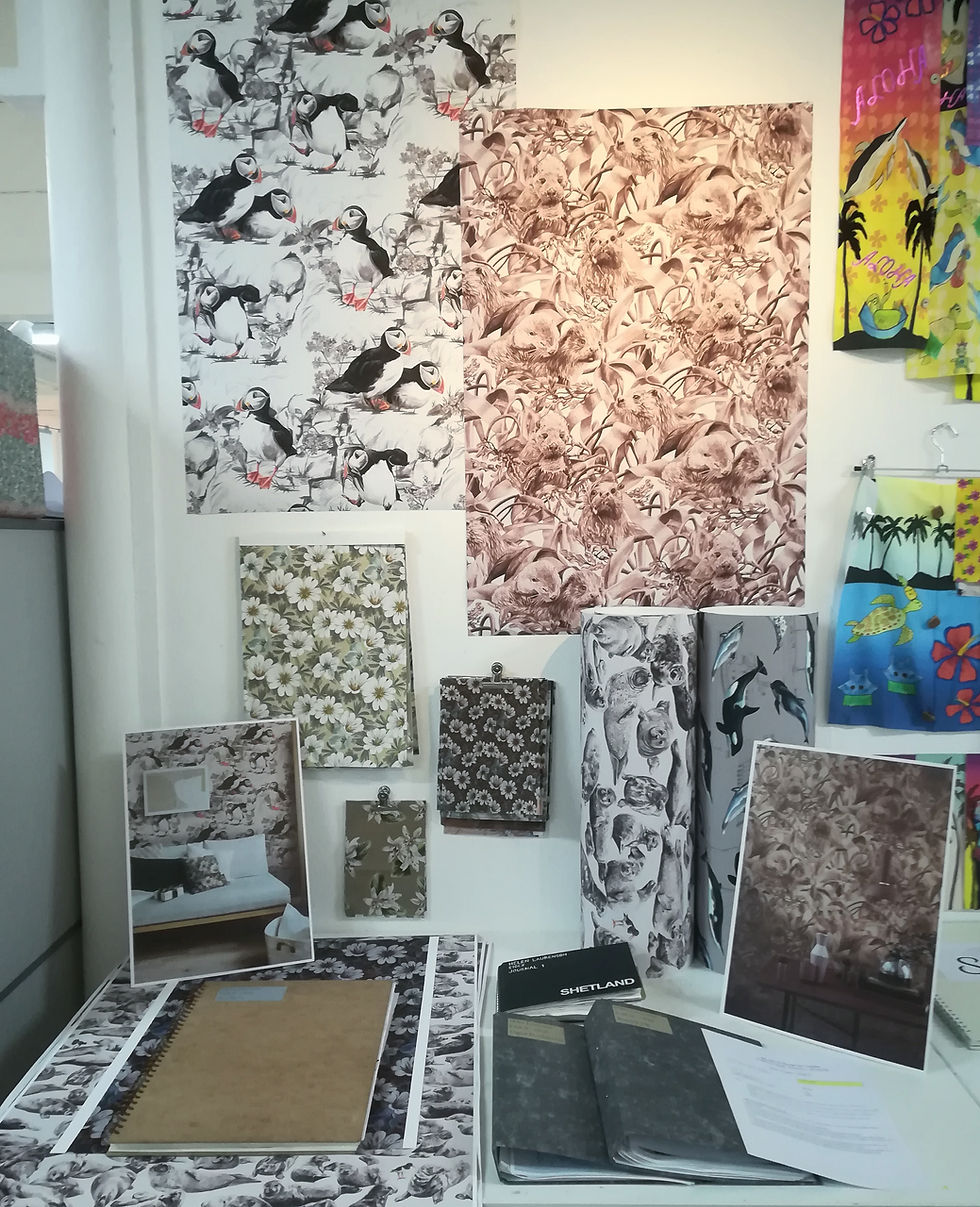 Heriot Watt University Design for Textiles Work space