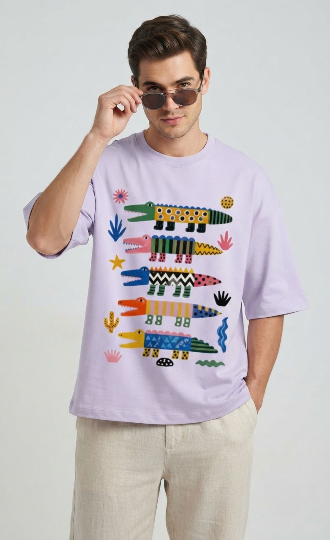 Heavyweight Cotton Blend 260 GSM Men's T-Shirt for Everyday Casual Comfort Style