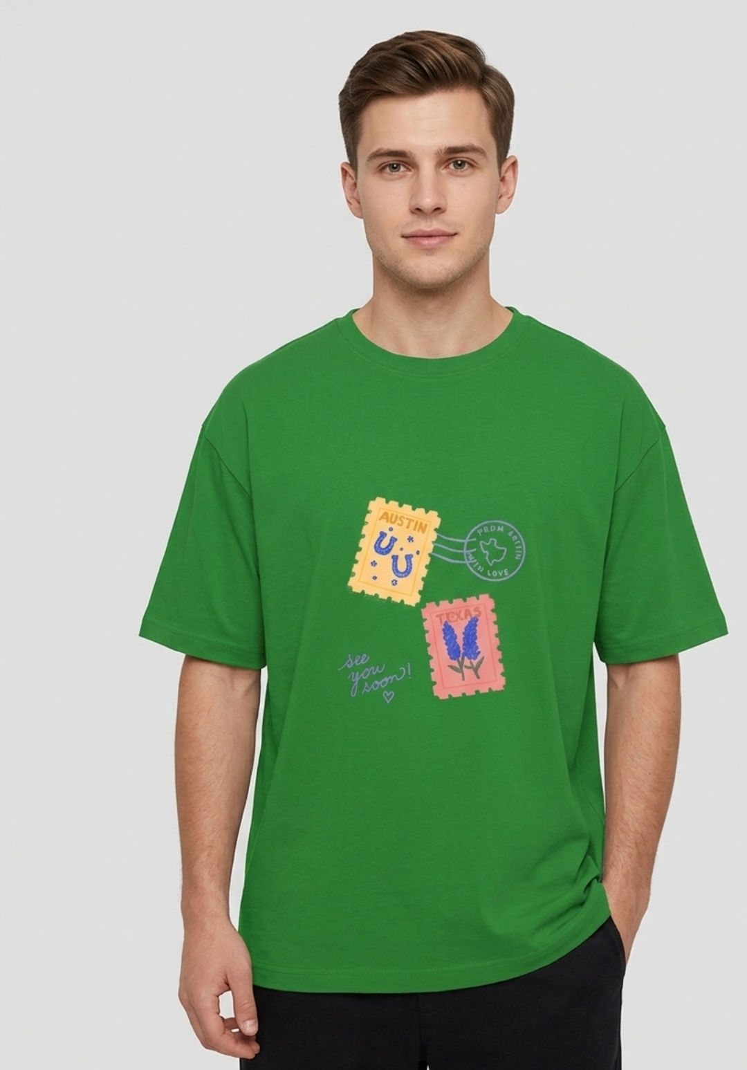Men's T-Shirts Breathable Cotton Fabric 180 GSM Soft Feel Regular Fit Trendy