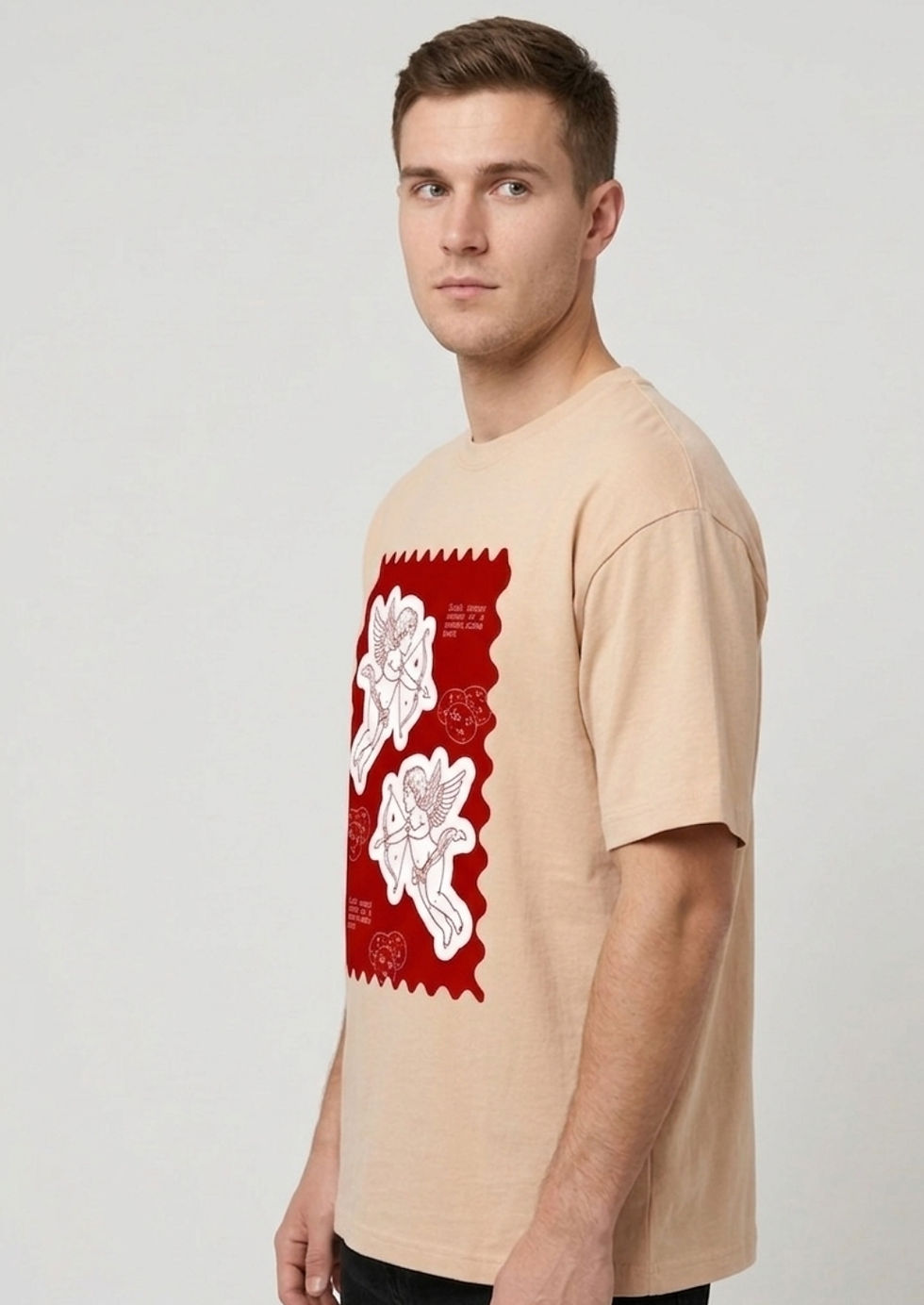 Thumbnail: Men's T-Shirts Premium Cotton 180 GSM Regular Fit Comfortable Breathable Fabric 