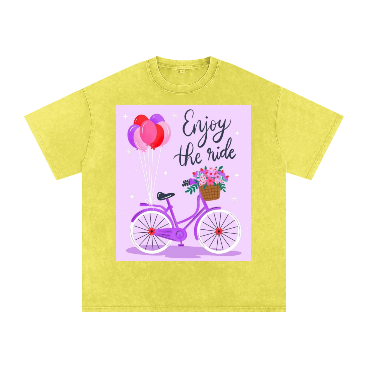 Unisex T-Shirts casual street loose cotton round neck snow washed summer wear