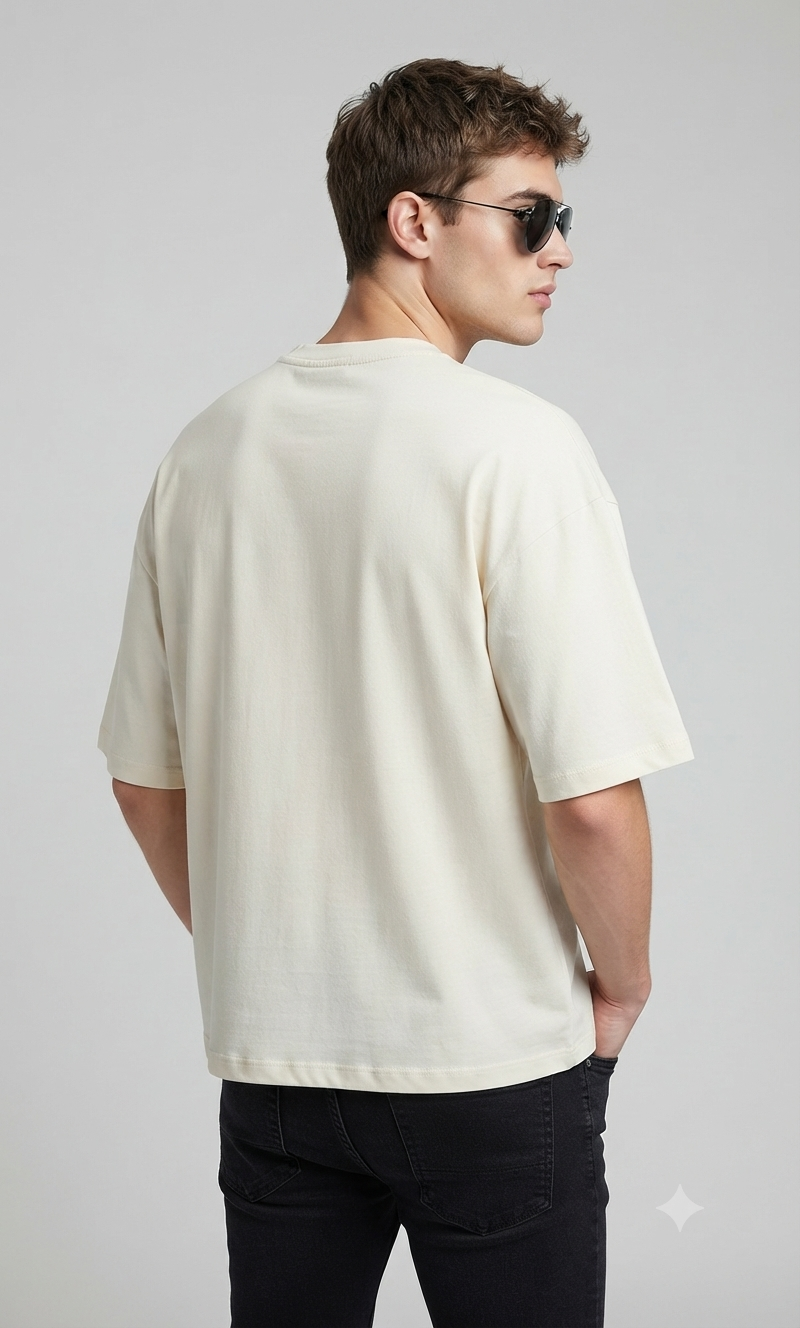 Thumbnail: Men's T-Shirt Heavy 260 GSM Cotton Polyester Oversized Casual Everyday Fashion 