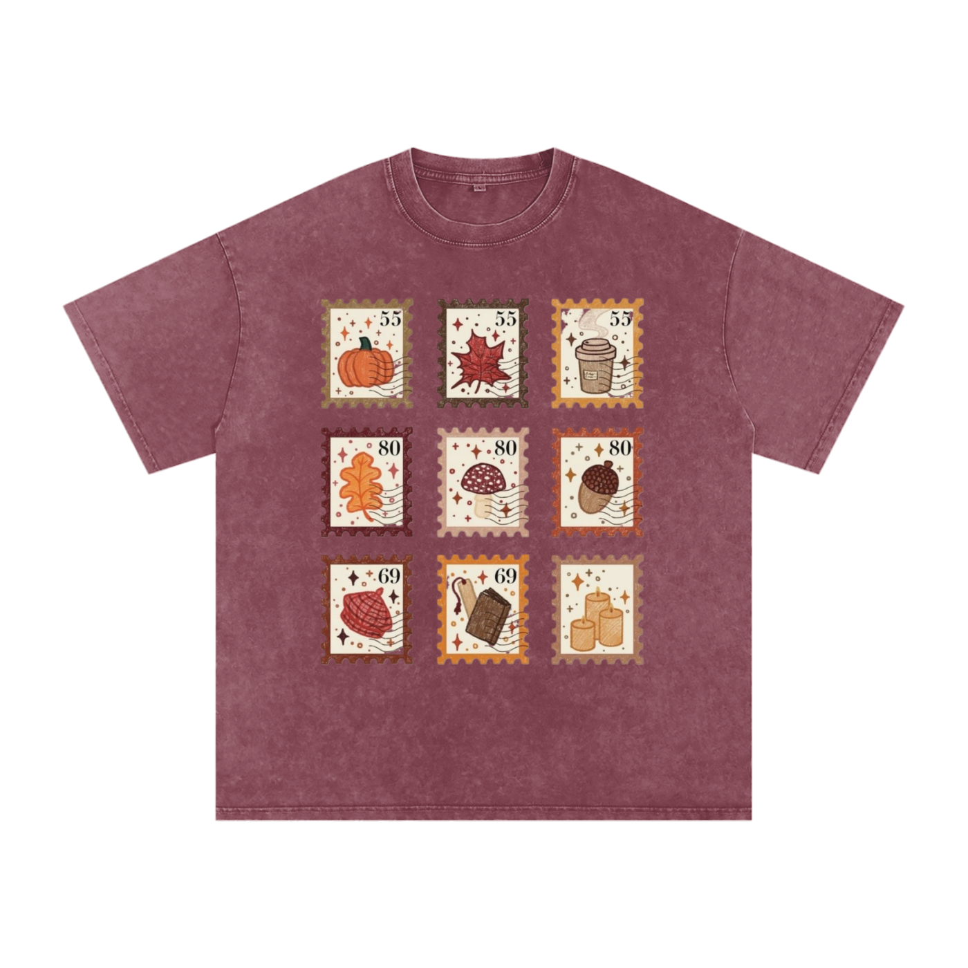 Premium unisex T-Shirts loose fit 100 cotton snow washed summer streetwear style