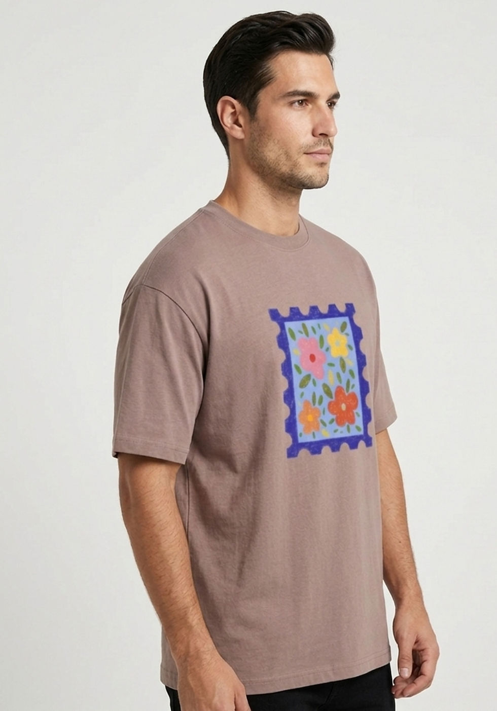 Thumbnail: Men's T-Shirts Smooth Fabric Cotton 180 GSM Regular Fit Comfortable Casual Look 