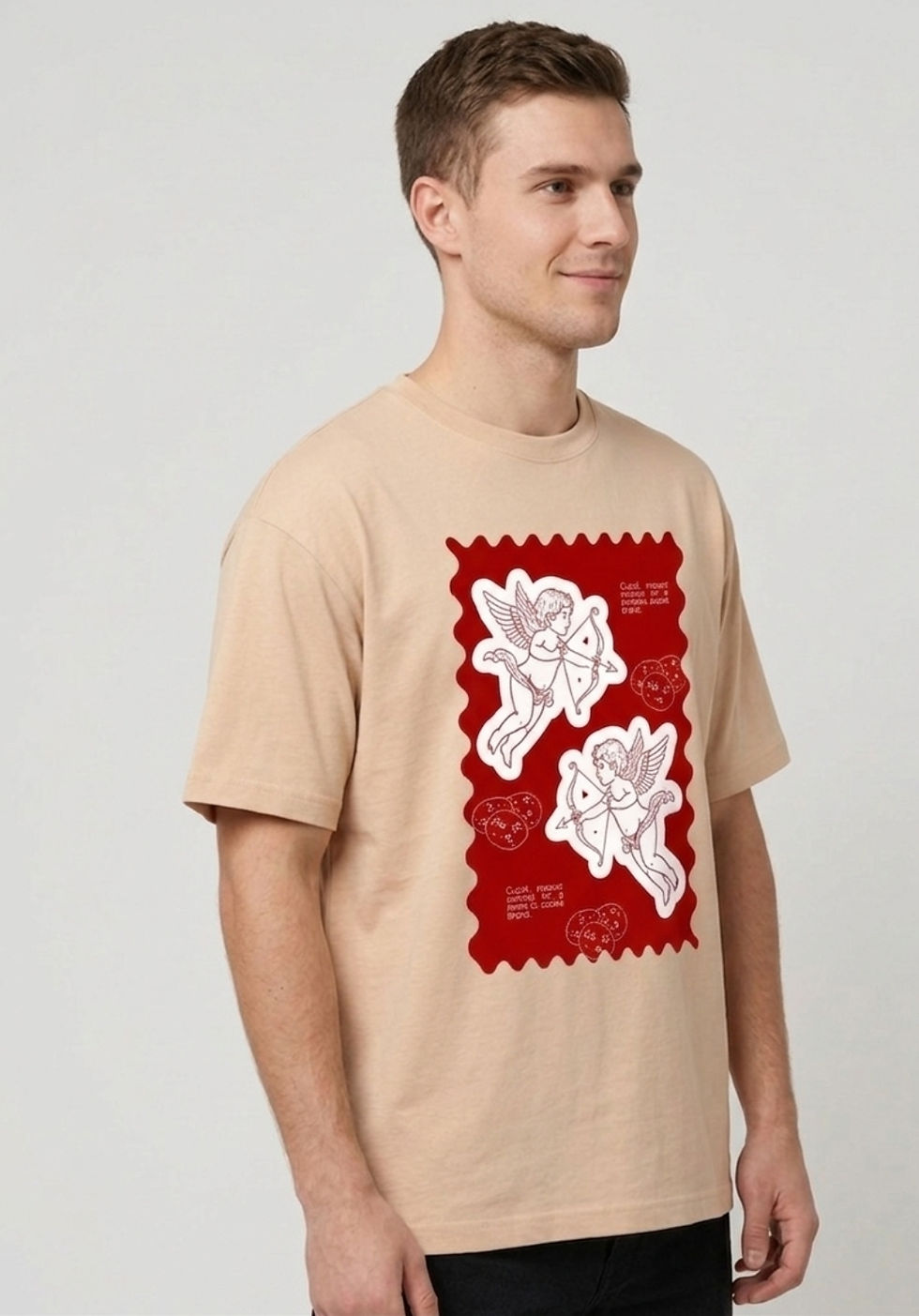 Thumbnail: Men's T-Shirts Premium Cotton 180 GSM Regular Fit Comfortable Breathable Fabric 