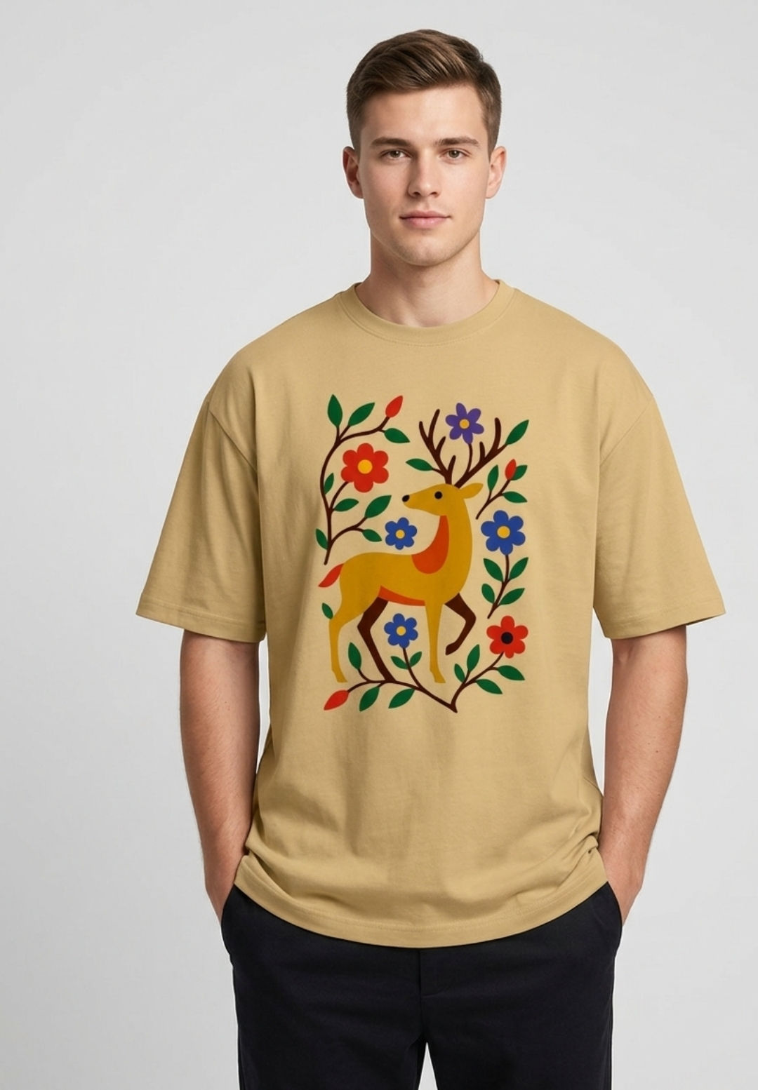 Men's T-Shirts Cotton 180 GSM Regular Fit Comfortable Breathable Stylish Modern