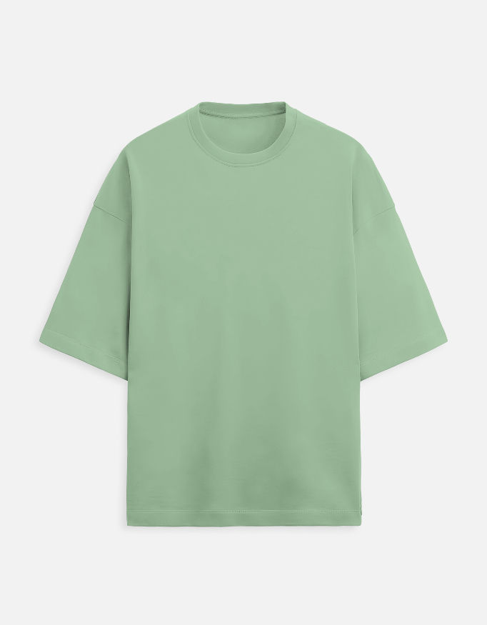 Thumbnail: Trendy Oversized Men's T-Shirt 90 Percent Cotton Premium Terry Knit Fabric Style