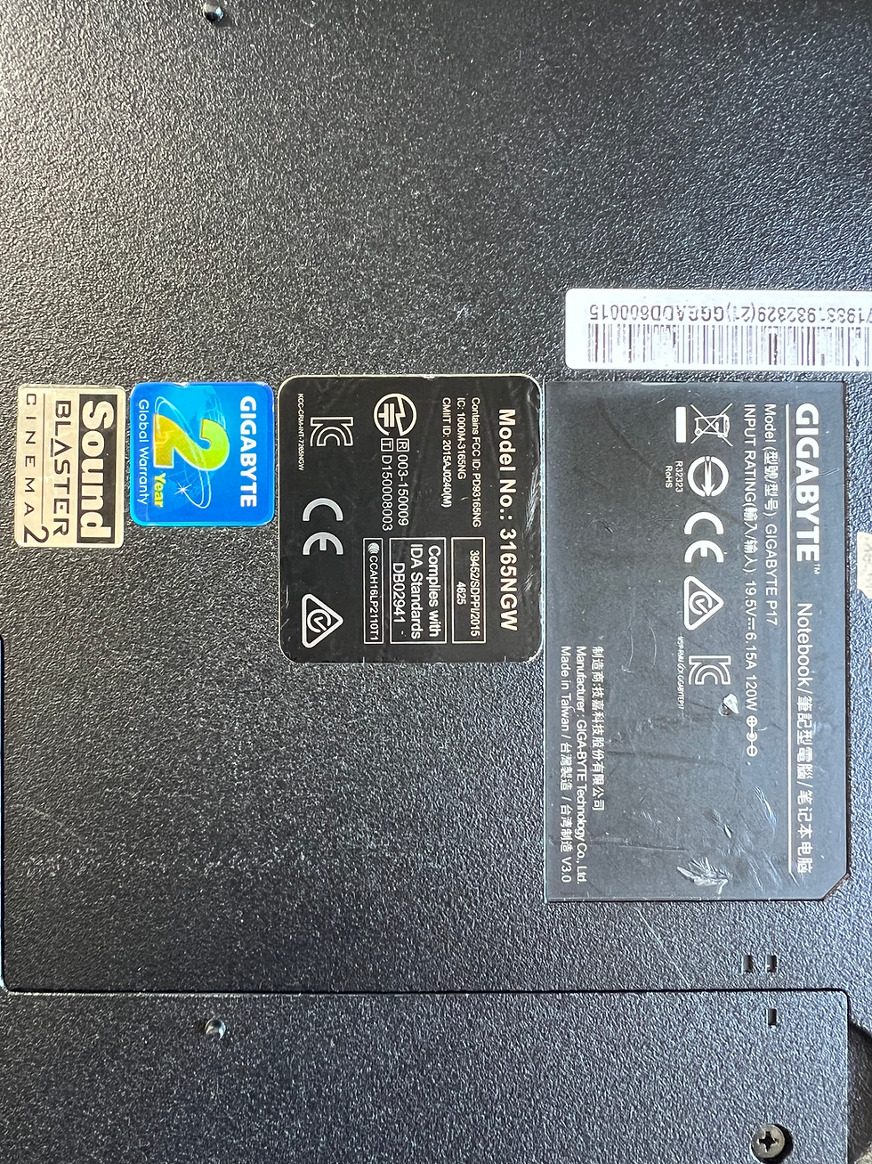Thumbnail: Large gaming/design Gigabyte P17 FHD 17” i7-6700HQ 32GB RAM 3x Drives Graphics 2