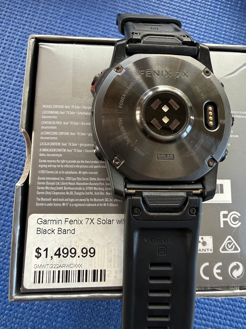 Thumbnail: Garmin Fenix 7X Solar 51mm excellent condition - Full box