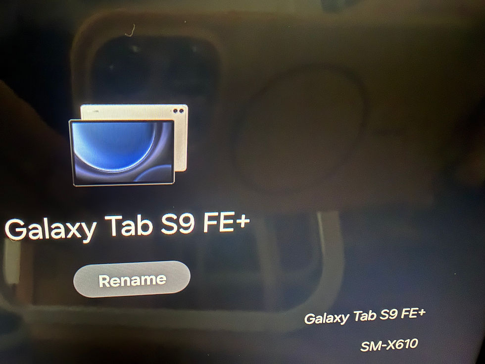 Thumbnail: LARGE 12.4" Samsung Galaxy Tab S9 FE + PLUS 128GB Wi-Fi (SM-X610) & Keyboard