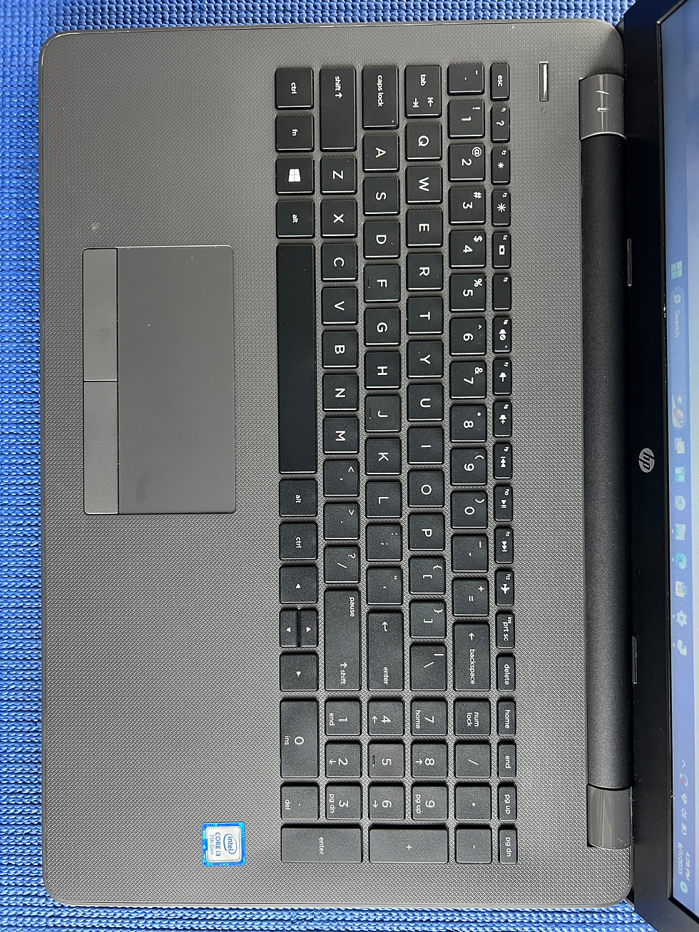 Thumbnail: HP 250 G6 15.6” HD 7th gen i3-7020U 12GB RAM 2 x Drives SSD 128GB & HDD 500GB ex