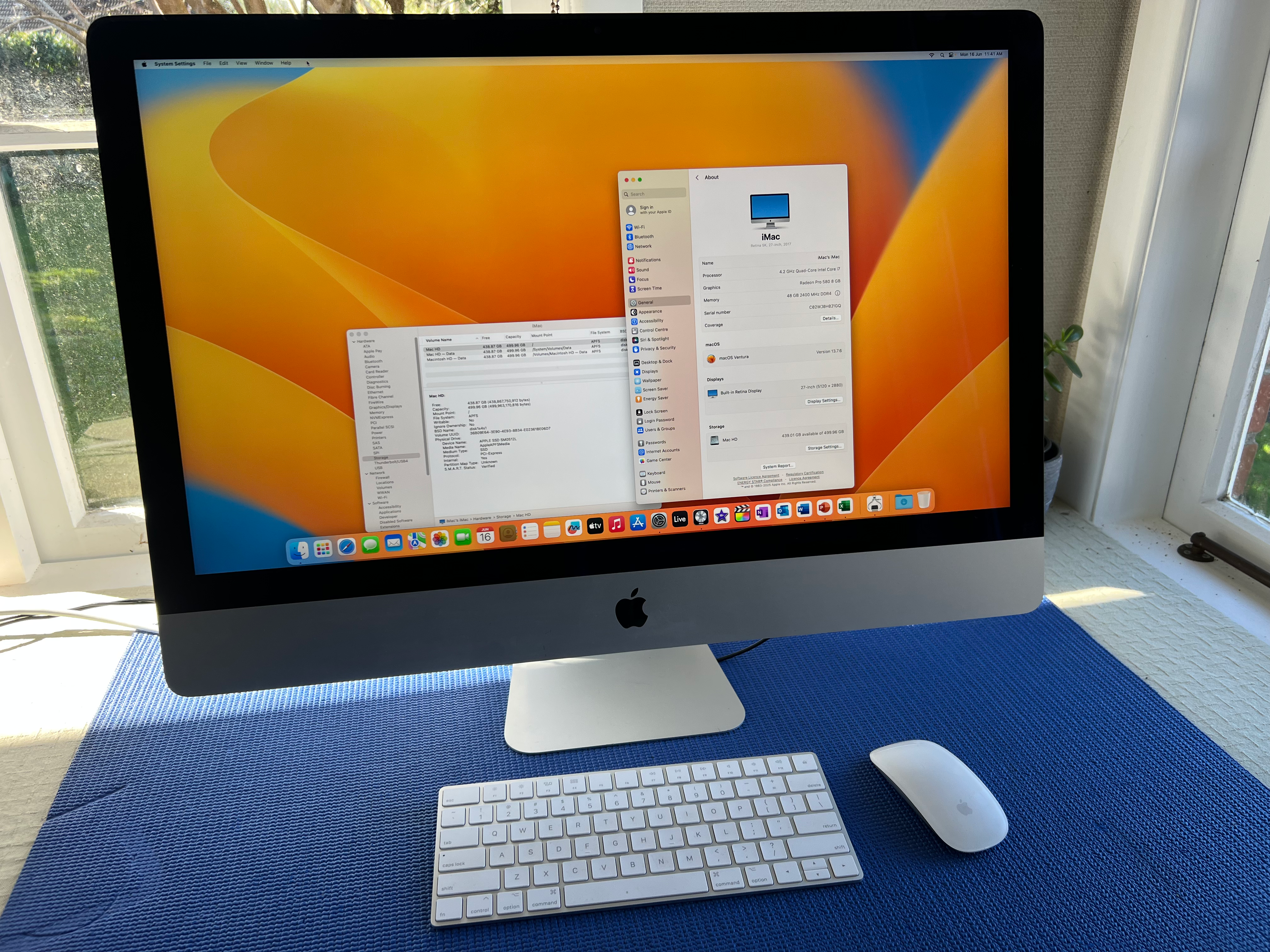 TOP SPECS iMac Retina 27” 5K 2017 i7-7700K 48G RAM PCIe SSD 512G Graphics8G for