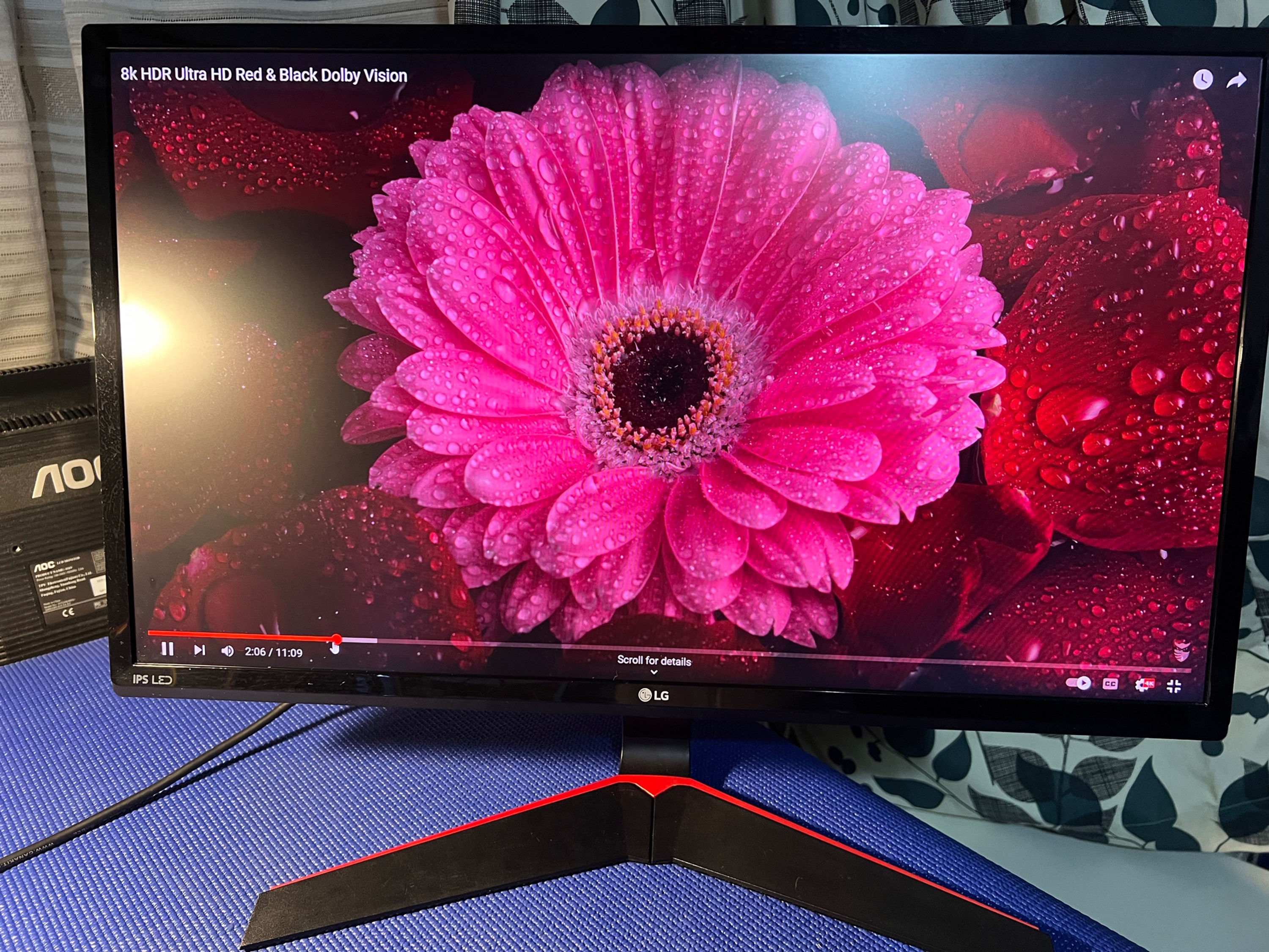 24” Class Full HD IPS LED Gaming LCD Monitor extremely fast 1ms. Model: LG 24MP5