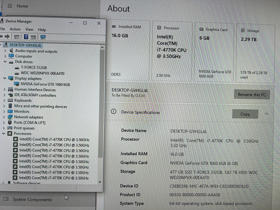 Thumbnail: RGB LED Gaming PC RTX 1060 i7-4770K OVERCLOCKABLE 16GB SSD 512GB HDD 2TB - Warra