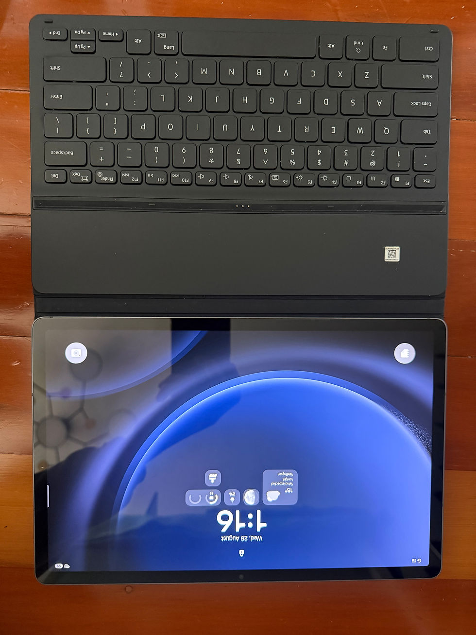Thumbnail: LARGE 12.4" Samsung Galaxy Tab S9 FE + PLUS 128GB Wi-Fi (SM-X610) & Keyboard