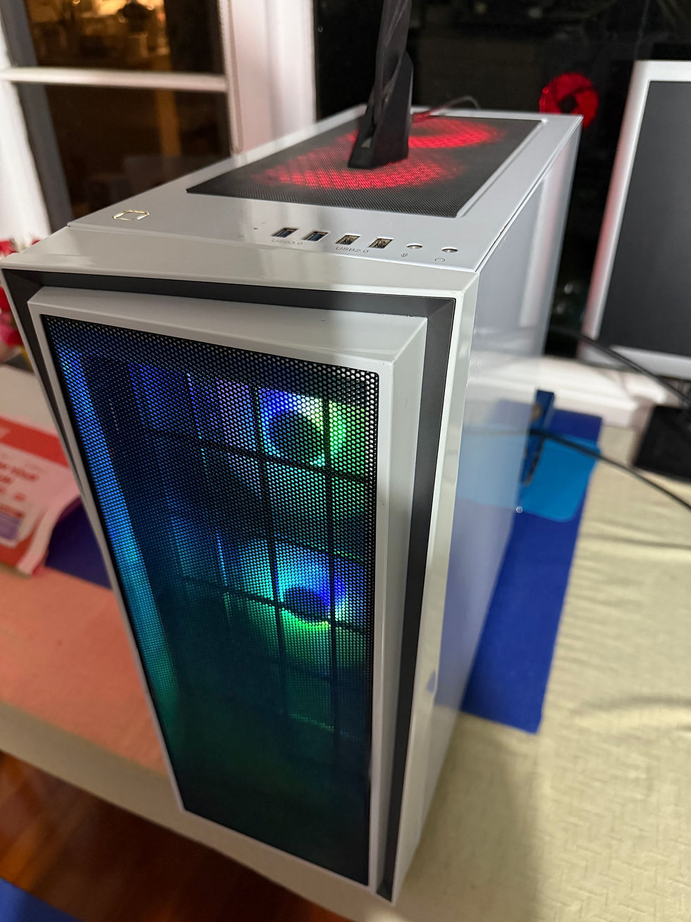 Thumbnail: RGB Gaming PC RTX 3060 Ryzen 7 2700X 40GB RAM NVMe 512GB HDD 2TB excellent - War