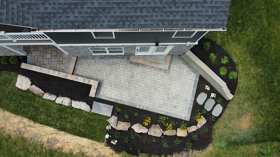 Small garden and patio design