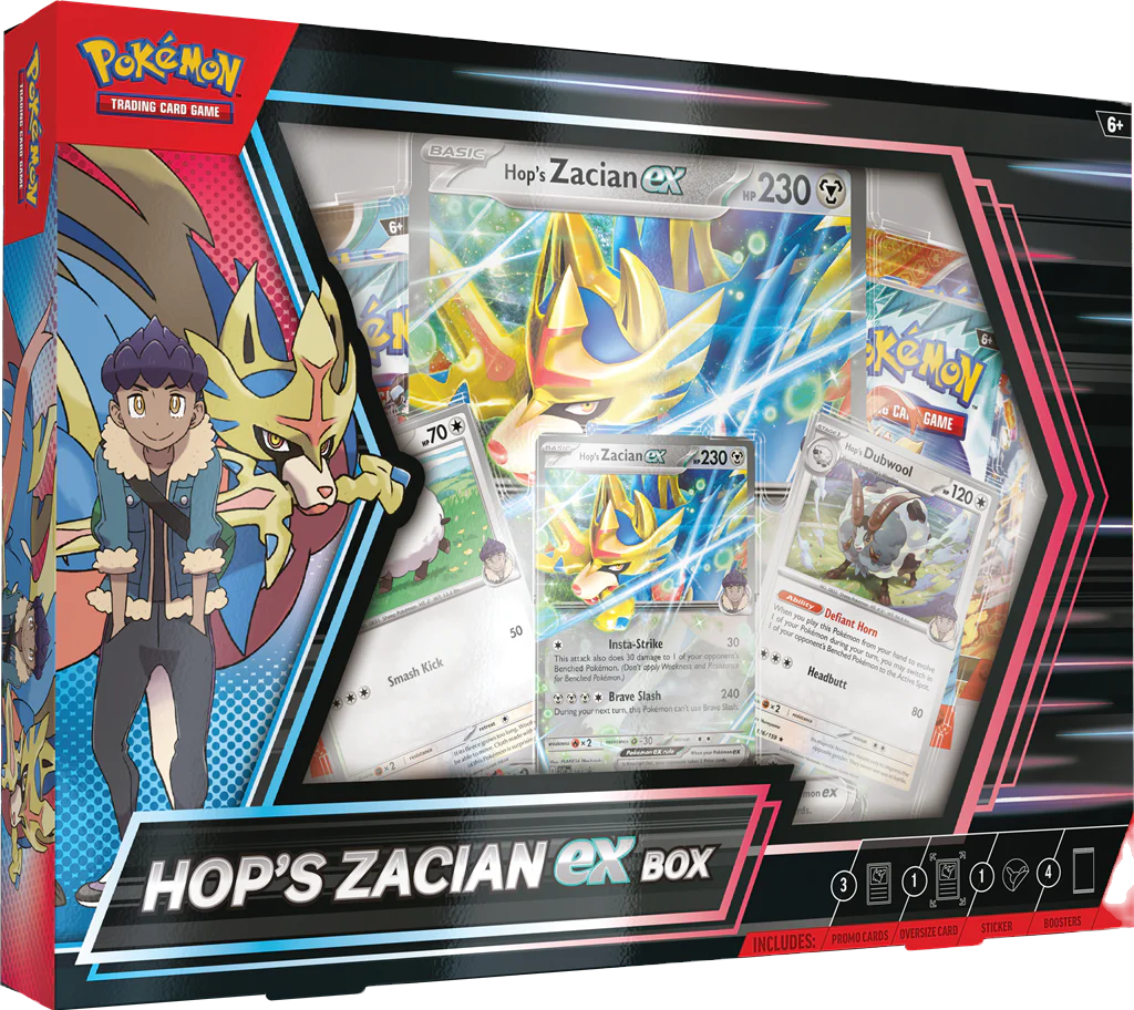 Hop’s Zacian EX box