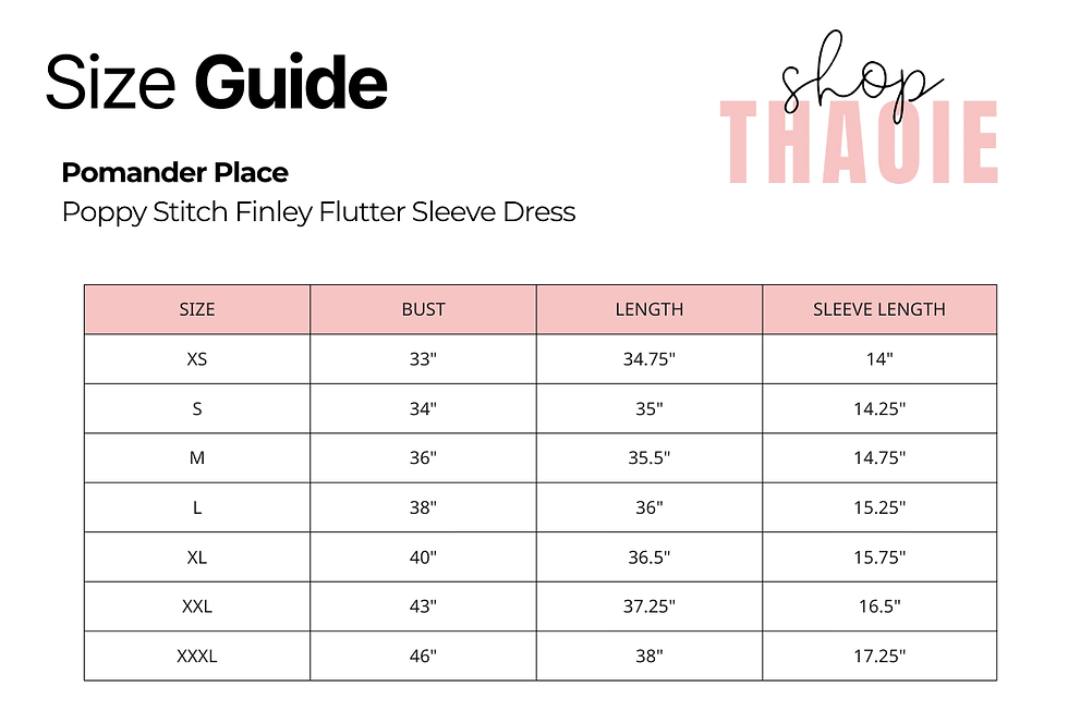 Thumbnail: Poppy Stitch Finley Flutter Sleeve Dress