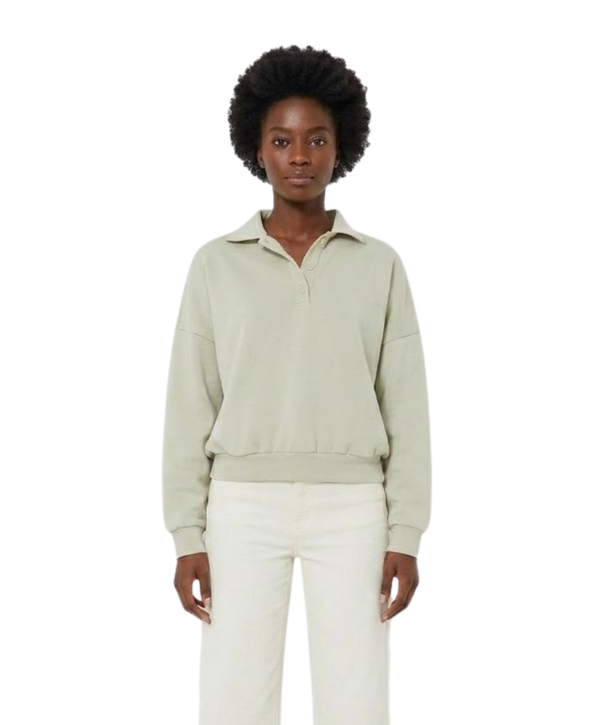 Sage Bode Polo Sweatshirt