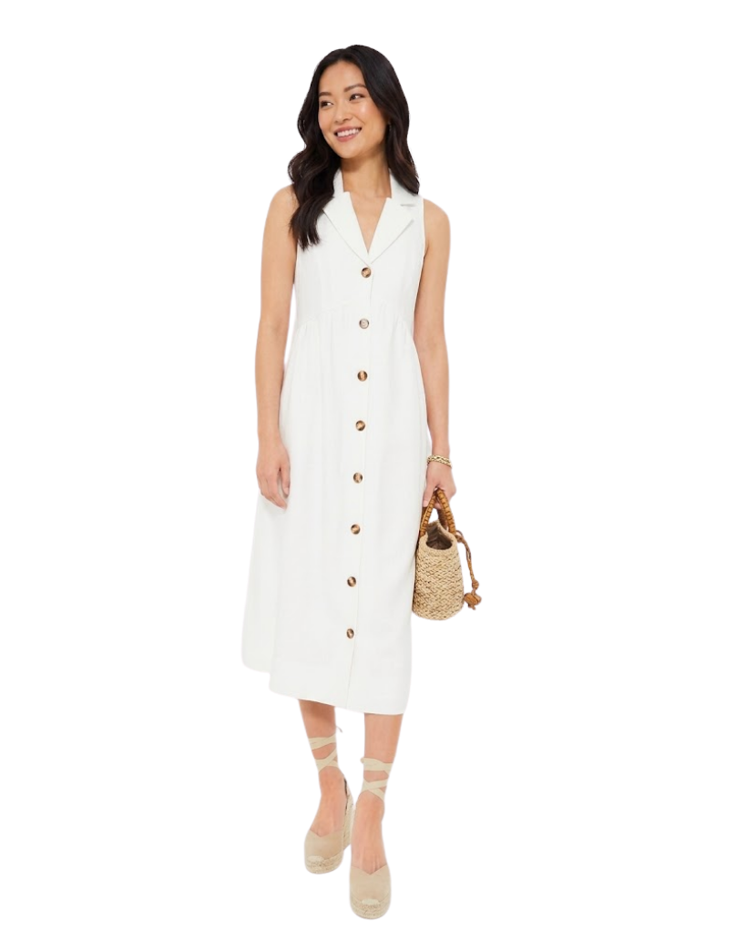 White Jules Dress